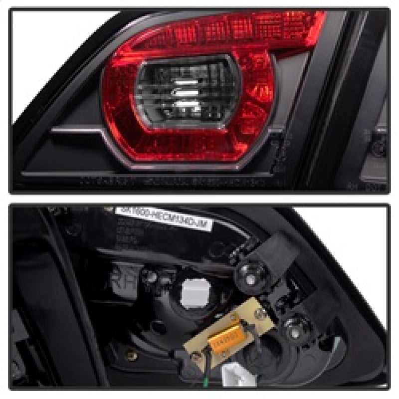 Spyder Chevy SS 2014-2016 LED Tail Lights Black ALT-YD-CVSS14-LED-BK SPYDER