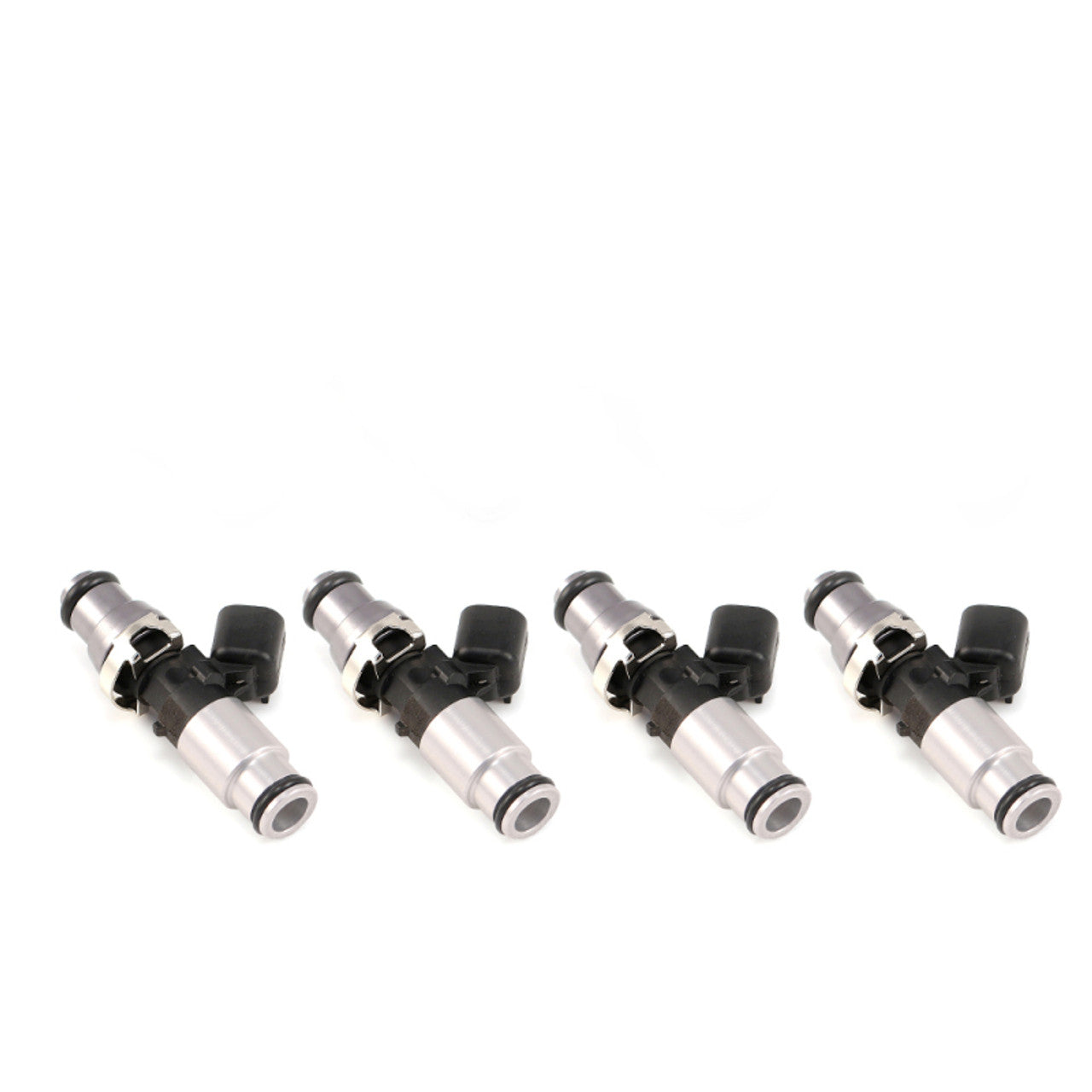 Injector Dynamics ID1300X Injectors- 14mm Top Adapter (Grey) - 14mm (Silver) Lower O-Ring - Set Of 5 - 1300.60.14.14B.5