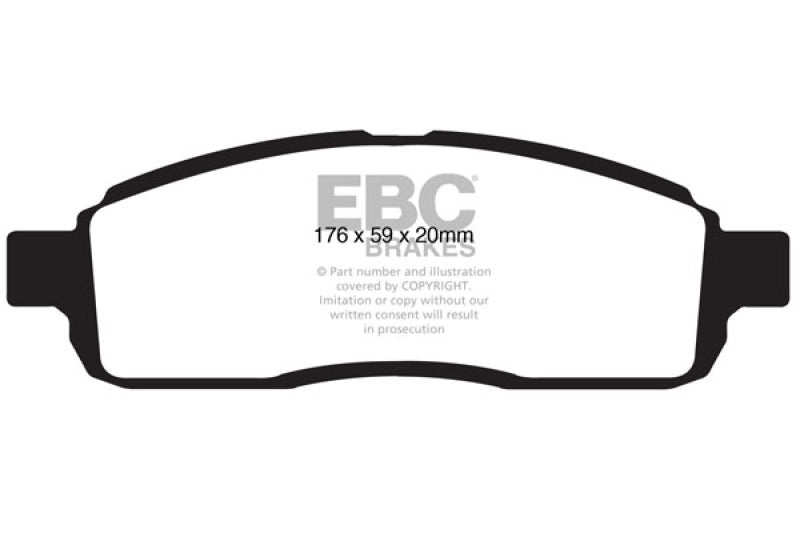 EBC YellowStuff Front Brake Pads - DP41843R EBC