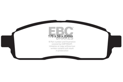 EBC YellowStuff Front Brake Pads - DP41843R EBC