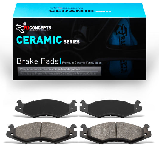 R1 Front & Rear Ceramic Brake Pads 1992-2006 Hummer H1 - 2310-0651-00