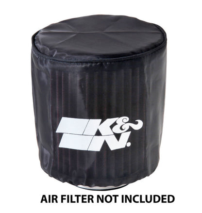 K&N Precharger Round Straight Air Filter Wrap Black - 4.5in ID x 5in H K&N Engineering