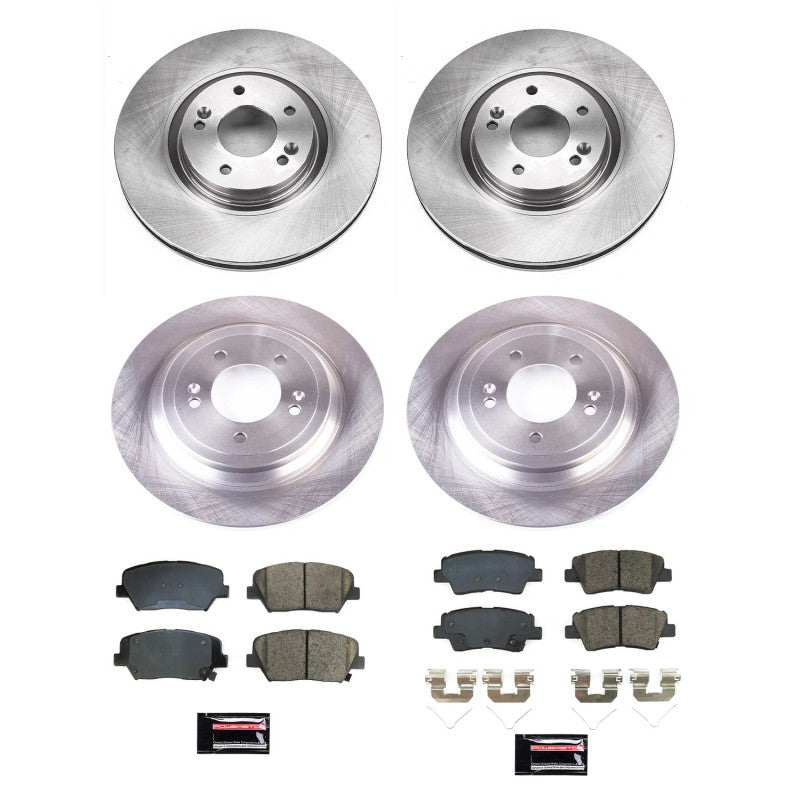 Power Stop 19-21 Hyundai Nexo Front & Rear Autospecialty Brake Kit PowerStop