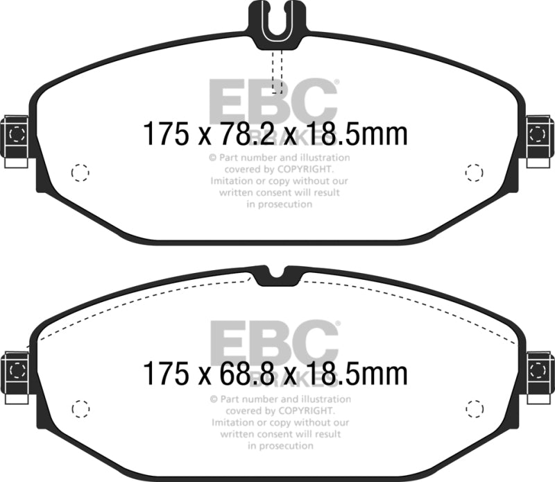 EBC Ultimax2 Front Brake Pads - UD1794 EBC