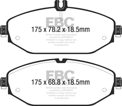 EBC Ultimax2 Front Brake Pads - UD1794 EBC