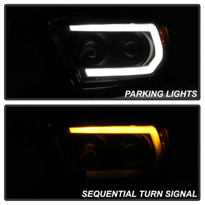 Spyder Toyota Tacoma 16-18 (SR5 Model Only) Projector Headlights Black Smoke PRO-YD-TT16-LB-BSM SPYDER