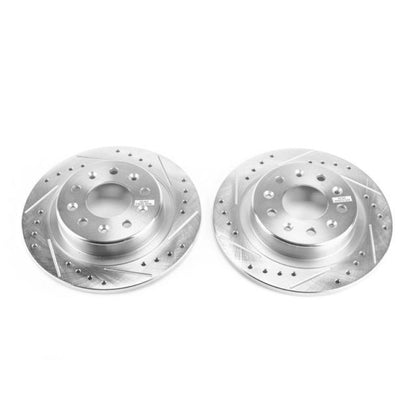 Power Stop 2018 Buick Envision Rear Evolution Drilled & Slotted Rotors - Pair PowerStop