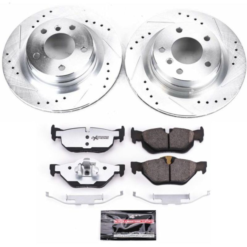 Power Stop 2006 BMW 325i Rear Z26 Street Warrior Brake Kit PowerStop