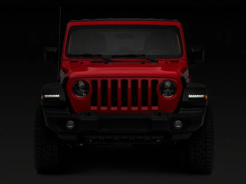 Raxiom 18-23 Jeep Wrangler JL Sport Axial Series SEQL LED Parking/Turn Signal Lights- Smoked Raxiom