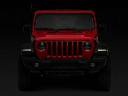 Raxiom 18-23 Jeep Wrangler JL Sport Axial Series SEQL LED Parking/Turn Signal Lights- Smoked Raxiom