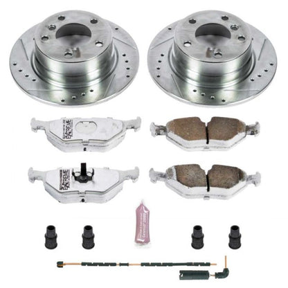Power Stop 03-05 BMW Z4 Rear Z26 Street Warrior Brake Kit PowerStop