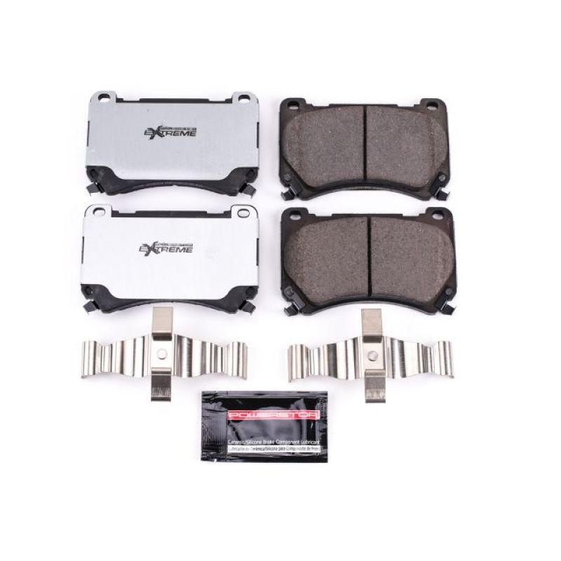 Power Stop 2011 Hyundai Equus Front Z26 Extreme Street Brake Pads w/Hardware PowerStop