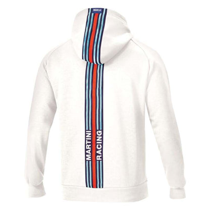Sparco Martini Stripes Hoodie Medium - White