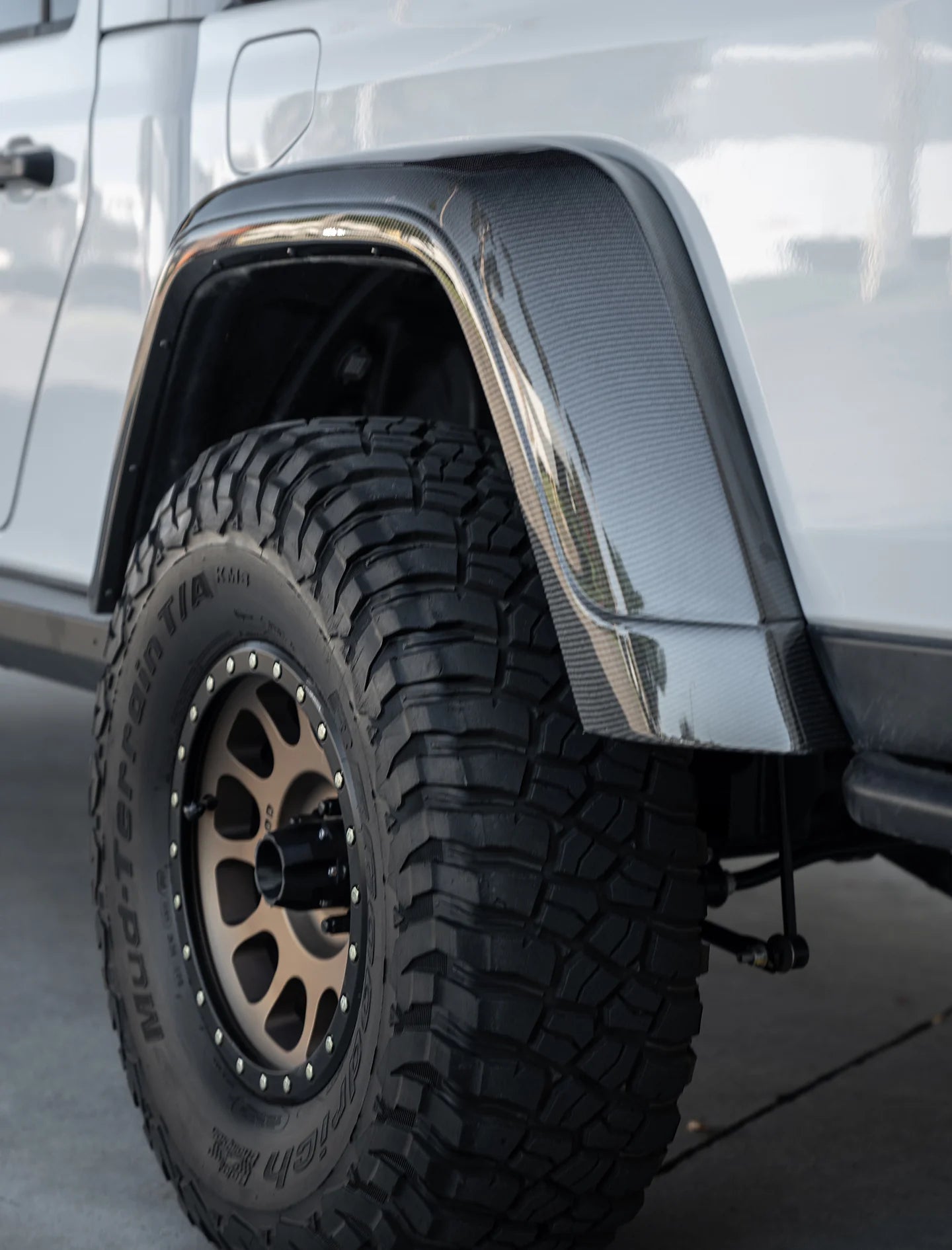 Anderson Composites 20-23 Jeep Gladiator (JT) Carbon Rear Fender Flares AC-FLR19JPJT-R