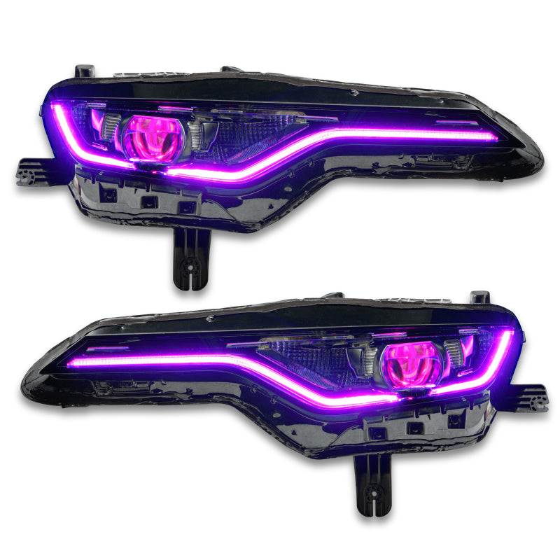 Oracle 19-21 Chevy Camaro SS/RS RGBW+A Headlight DRL Upgrade Kit - ColorSHIFT w/ Simple Controller ORACLE Lighting