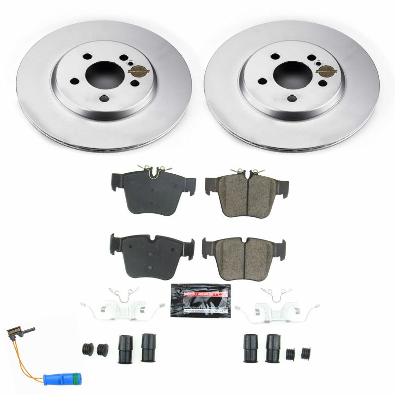 Power Stop 2018 Mercedes-Benz C43 AMG Rear Z23 Evolution Sport Coated Brake Kit PowerStop