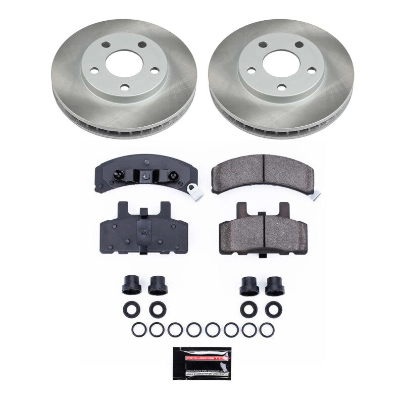 Power Stop 90-92 Cadillac Fleetwood Front Semi-Coated Rotor Kit PowerStop