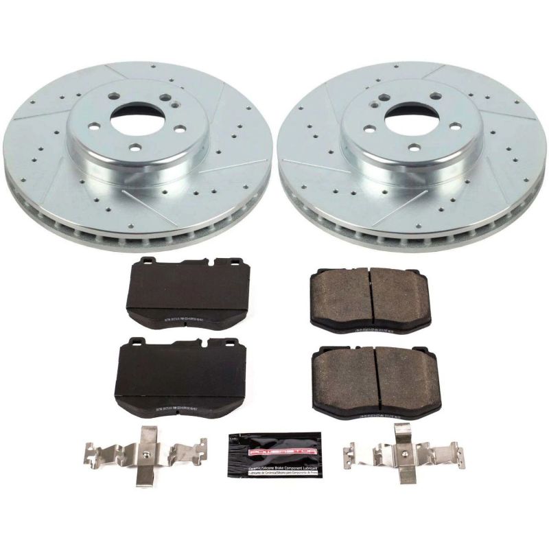 Power Stop 2017 Mercedes-Benz E300 Front Z23 Evolution Sport Brake Kit PowerStop