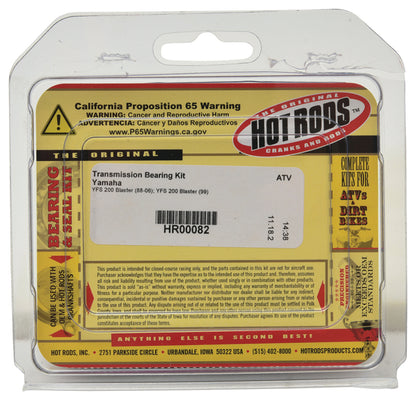 Hot Rods 88-06 Yamaha YFS 200 Blaster 200cc Transmission Bearing Kit HR00082