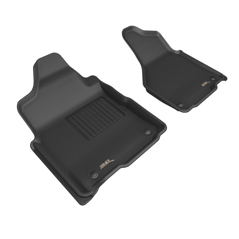 3D MAXpider KAGU 1st Row Floor Mats for 2019-2026 Dodge Ram 2500 Regular Cab - L1DG04011509