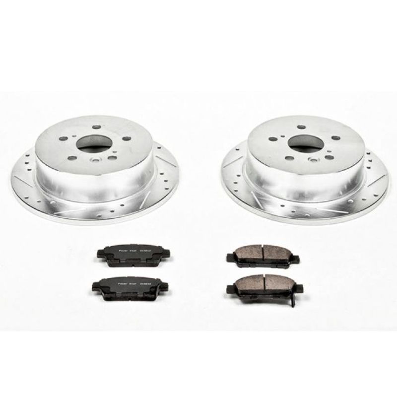 Power Stop 04-10 Toyota Sienna Rear Z23 Evolution Sport Brake Kit PowerStop