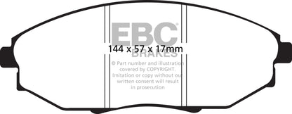 EBC GreenStuff Front Brake Pads - DP21750 EBC