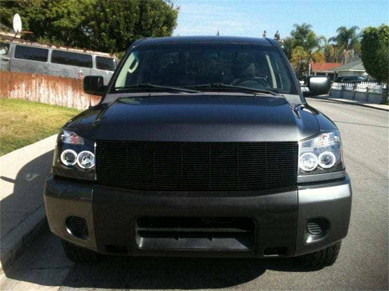 Spyder Nissan Titan 04-14/Armada 04-07 Projector Headlights CCFL Halo LED Blk PRO-YD-NTI04-CCFL-BK SPYDER