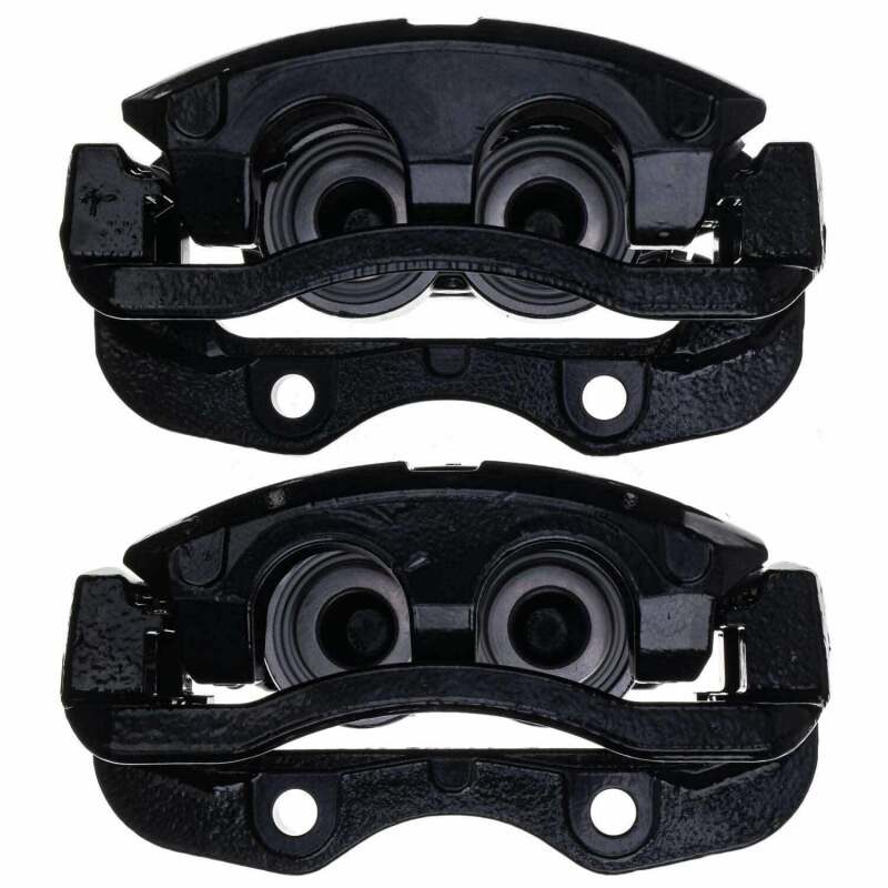 Power Stop 03-06 Cadillac Escalade Rear Black Caliper - Pair w/Bracket PowerStop