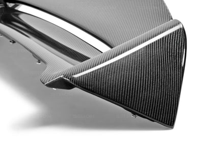 SeibonMG-style carbon fiber rear spoiler for 2002-2005 Honda Civic Si (JDM) - RS0204HDCVSIJ-MG