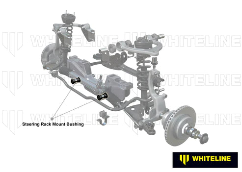 WHITELINE 1/1990-2000 LEXUS SC300 / SC400 FRONT STEERING RACK & PINION MOUNT BUSHING KIT - W13384 Whiteline