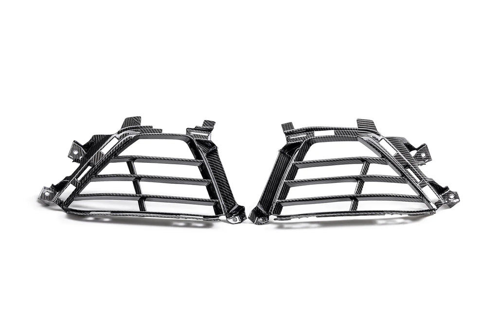 Anderson Composites 2022-2024 Cadillac CT5-v Blackwing Carbon Fiber Front Bumper Lower Grilles (Pair) - AC-LV22CT5BW