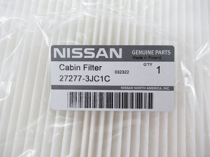 OEM Nissan Cabin Air Filter - 27277-3JC1C