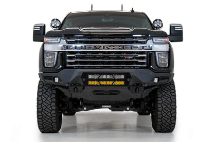 Addictive Desert Designs 2020-2022 Chevy 2500/3500 Bomber Front Bumper (20 Inch Lights) - F270012140103 Addictive Desert Designs