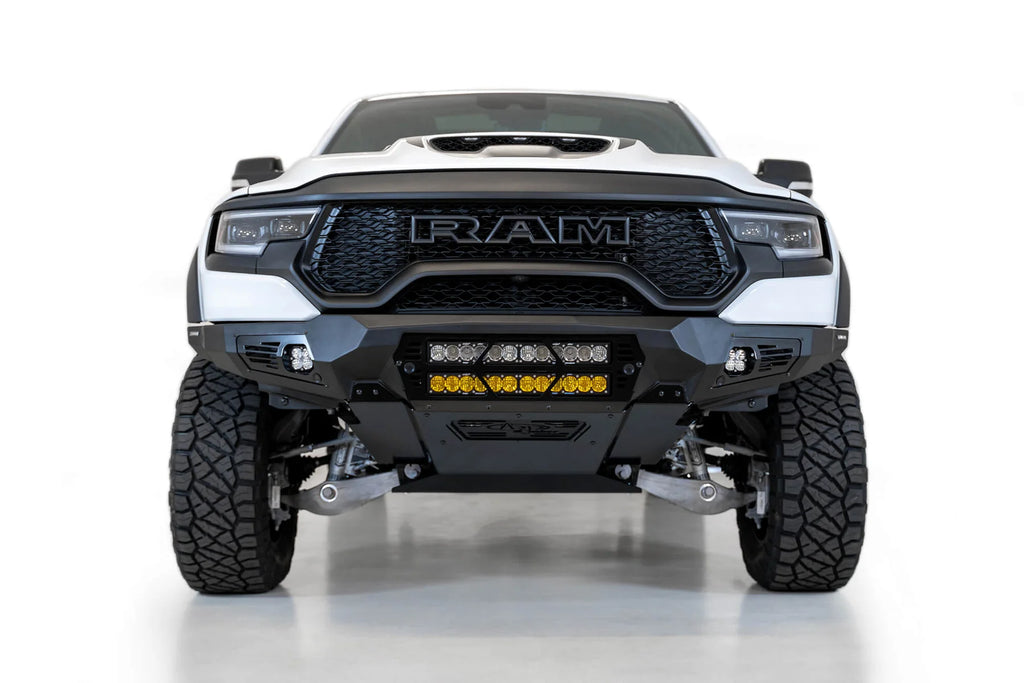 Addictive Desert Designs 2021-2023 Ram 1500 TRX Bomber Front Bumper (20 Inch Lights) - F620012140103