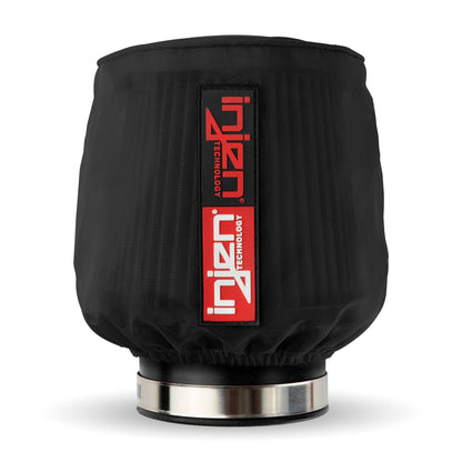 Injen Hydroshield (Oval Base x 8.0" Tall / 5.525"x7.00" Oval Top) - 1072BLK Fits Filter X-1060- 1072BLK