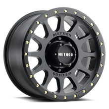 Load image into Gallery viewer, Method 305 NV MATTE BLACK 17x8.5 / 8x6.5 / 0/4.75, 130.81 Hub Bore - MR30578580500