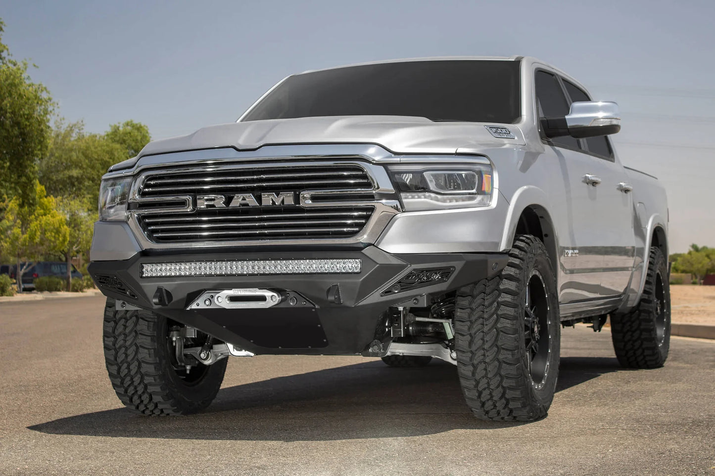 Addictive Desert Designs 2019-2023 Ram 1500 Stealth Fighter Front Bumper - F551422770103 Addictive Desert Designs