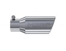 Load image into Gallery viewer, MBRP Universal Tip 4in OD 2.75in Inlet 10in Length Angled Rolled End T304 - T5157