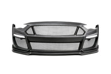 Load image into Gallery viewer, 18-23 Ford Mustang GT500 Style Fiberglass Front Bumper W/Carbon Fiber Grille &amp; Lip - AC-FB18FDMU-ST-PC