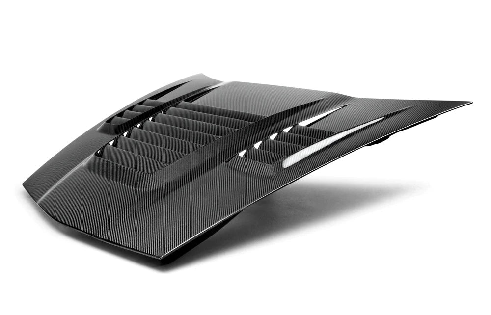 Anderson Composites 2005 - 2013 Corvette "World Challenge" Style Vented Carbon Fiber Hood - AC-HD05CHC6-WH