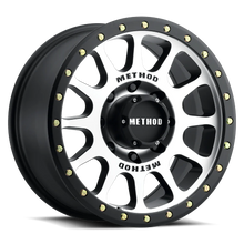 Load image into Gallery viewer, Method 305 NV MACHINED - MATTE BLACK LIP 17x8.5 / 6x5.5 / 25/5.7, 108 Hub Bore - MR30578560325