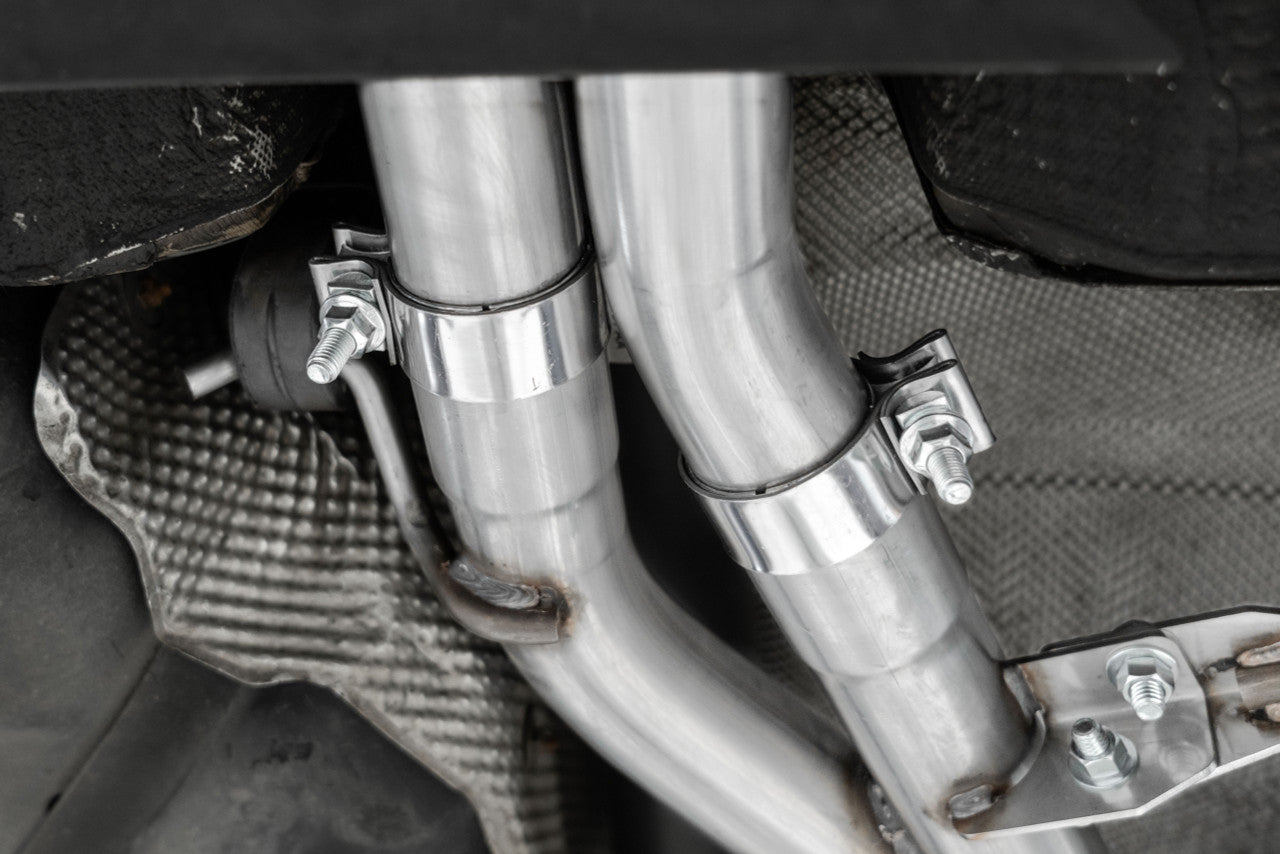 MBRP 2022-2024 Subaru WRX 2.4L, 2.5in Axle-Back Exhaust, Burnt T304 Quad Rear Exit (Race Profile) - S48103BE MBRP