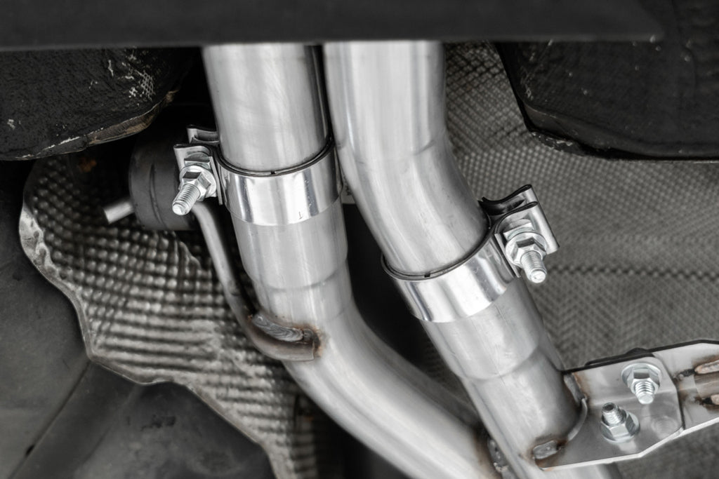 MBRP 2022-2024 Subaru WRX 2.4L, 2.5in Axle-Back Exhaust, Burnt T304 Quad Rear Exit (Race Profile) - S48103BE