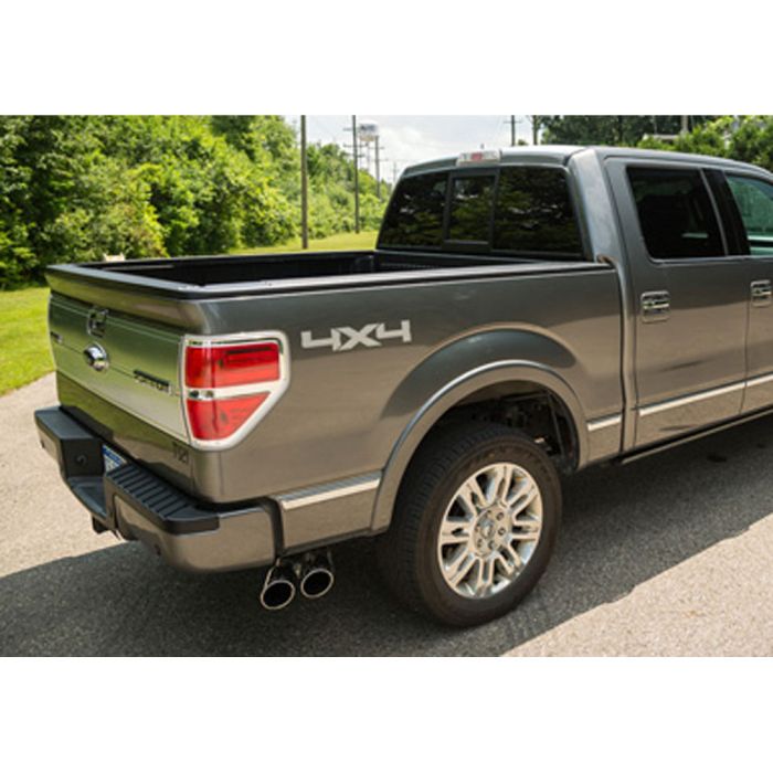 Roush 421711 Cat-Back Exhaust Kit 3" Stainless Steel With Dual Rear Side Exit 4" Tips 3.5L/5.0L/6.2L F-150 2011-2014/F-150 Raptor 2011-2014 Roush