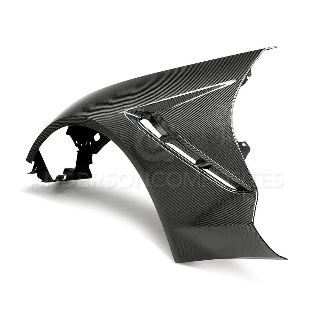 Anderson Composites 2014 - 2019 Corvette C7 Stingray Carbon Fiber Fenders (Pair) - AC-FF14CHC7-OE