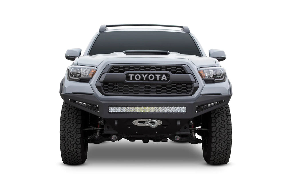 Addictive Desert Designs 2016-2023 Toyota Tacoma Honeybadger Winch Front Bumper - F687382730103