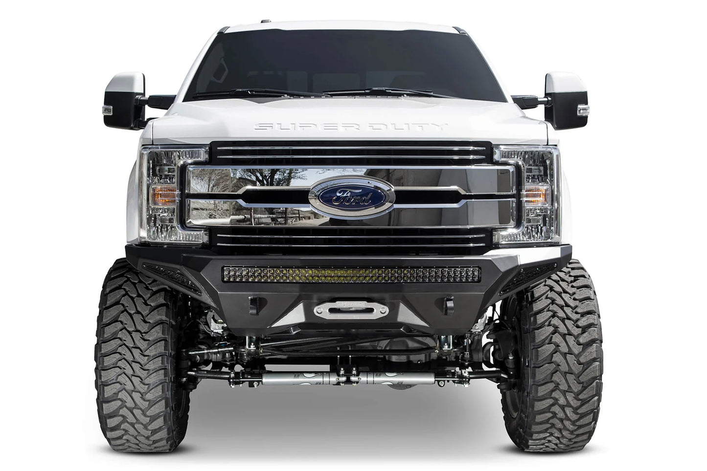 Addictive Desert Designs 2017-2022 Ford Super Duty Stealth Fighter Winch Front Bumper - Addictive Desert Designs