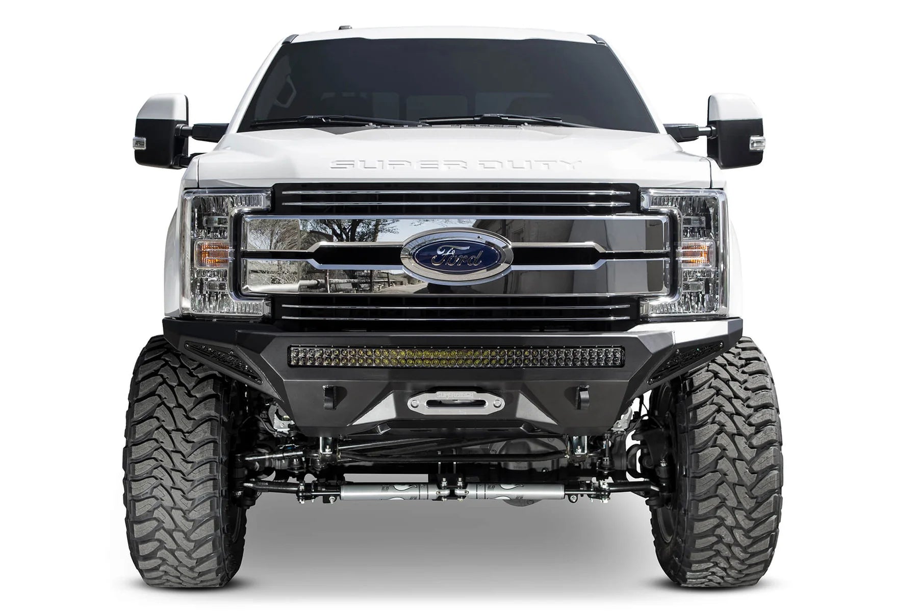 Addictive Desert Designs 2017-2022 Ford Super Duty Stealth Fighter Winch Front Bumper - Addictive Desert Designs