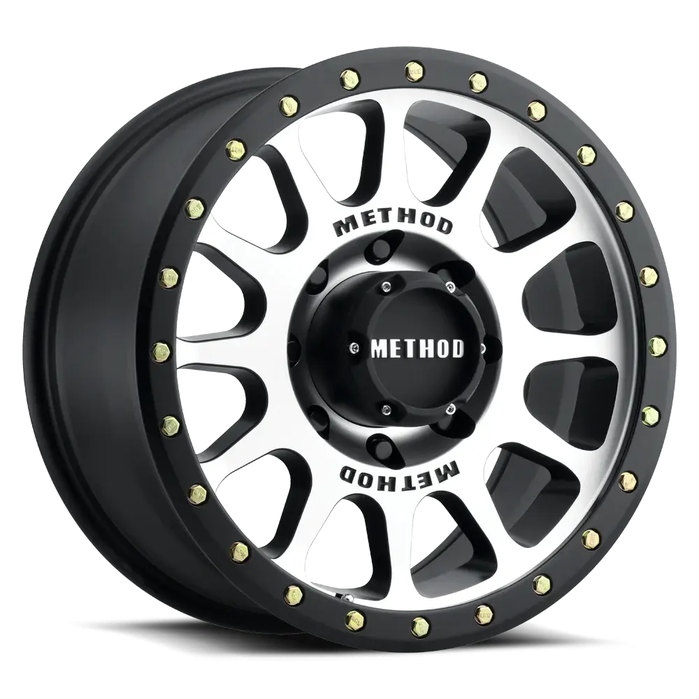 Method 305 NV MACHINED - MATTE BLACK LIP 17x8.5 / 6x5.5 / 0/4.75, 108 Hub Bore - MR30578560300