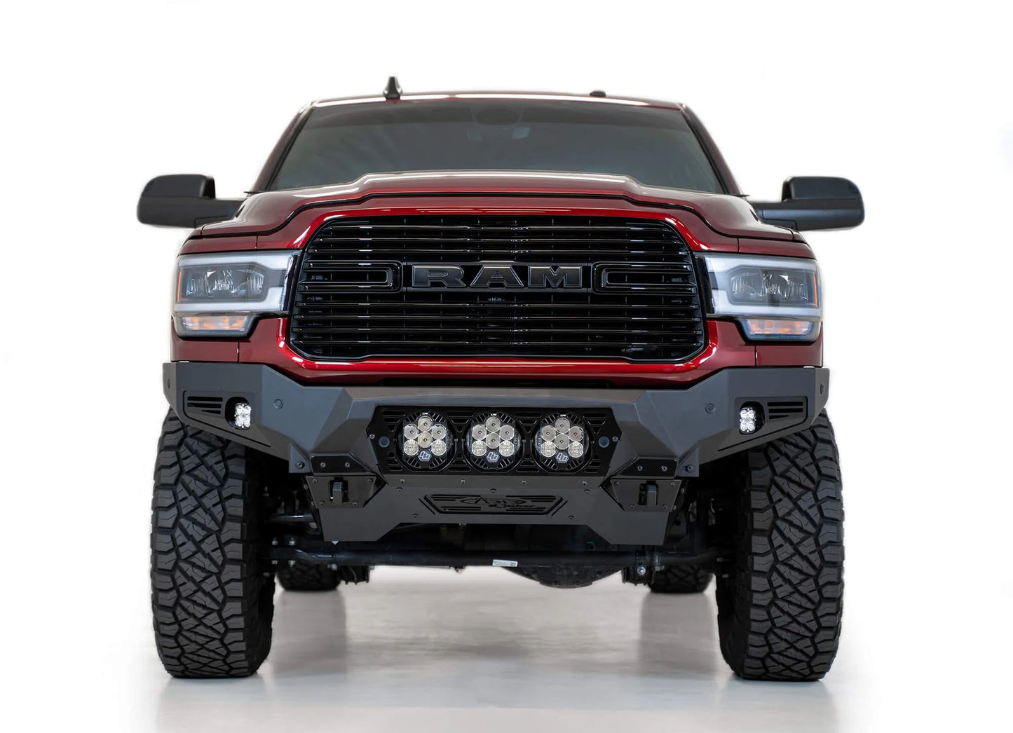 ADD 2019-2023 Ram 2500/3500 Bomber Front Bumper (Baja Designs) - F560014100103 Addictive Desert Designs